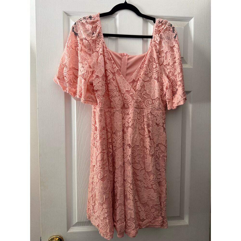 Pink Dress By Shein Size 1XLarge